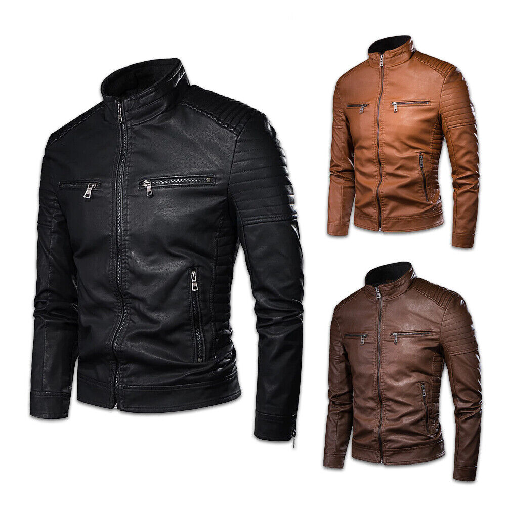 Hunter Pro Sheep Hide Leather Jacket, Black, Dark Brown, Tan Brown