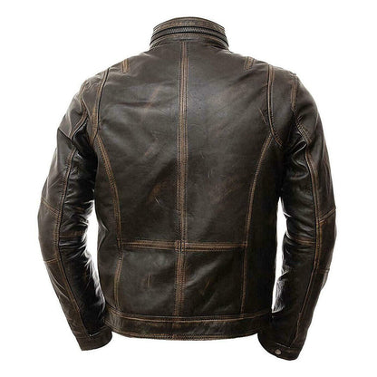 Black Leather Motorcycle Jacket