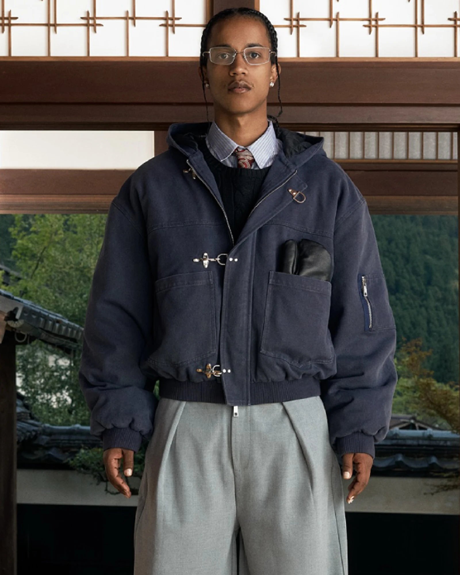 Shinzo Shige 15oz Canvas Clasp Bomber Jacket – Zing Apparel Shinzo Shige 15oz Canvas Clasp Bomber Jacket – Zing Apparel