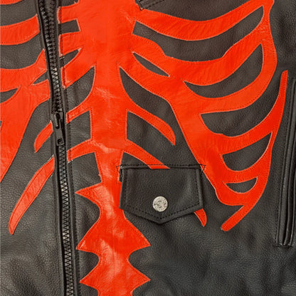 skeleton-bones-red-on-black-classic-style-leather-jacket