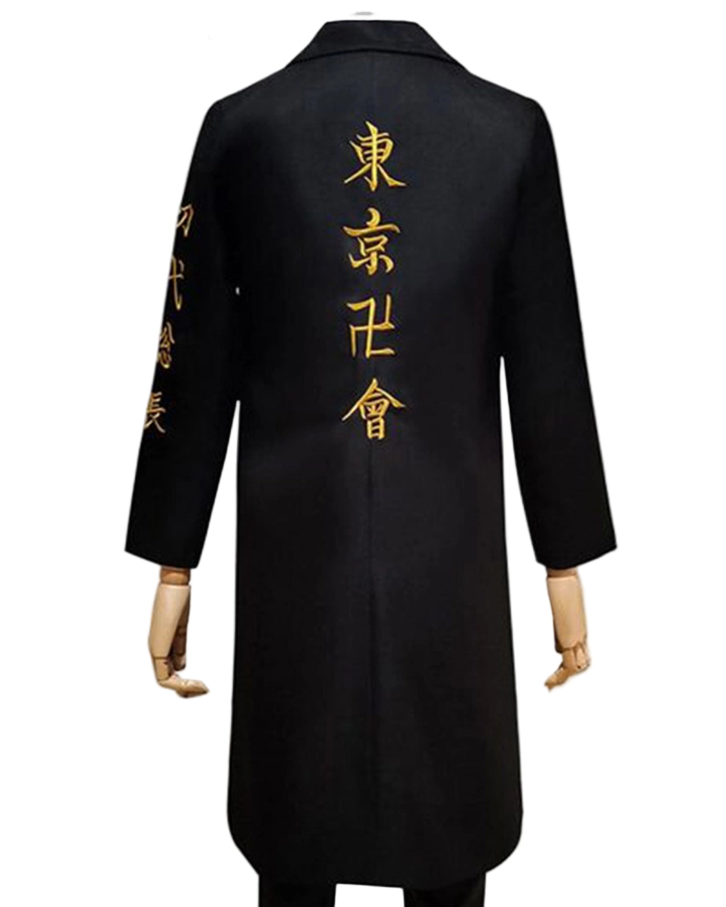 tokyo-revengers-manjiro-sano-black-coat-BackView