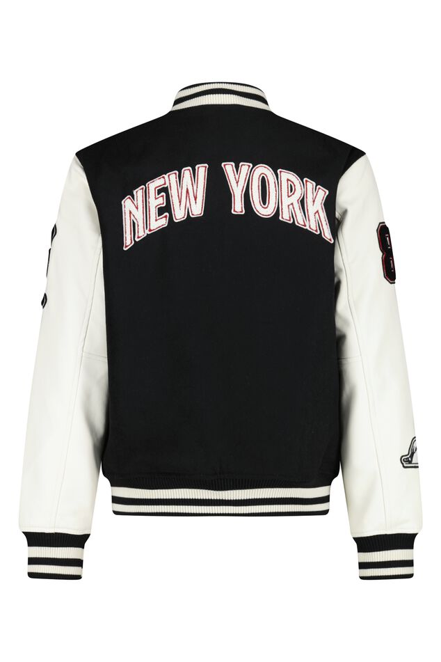 Perfect Varsity Jacket Men JR, Black