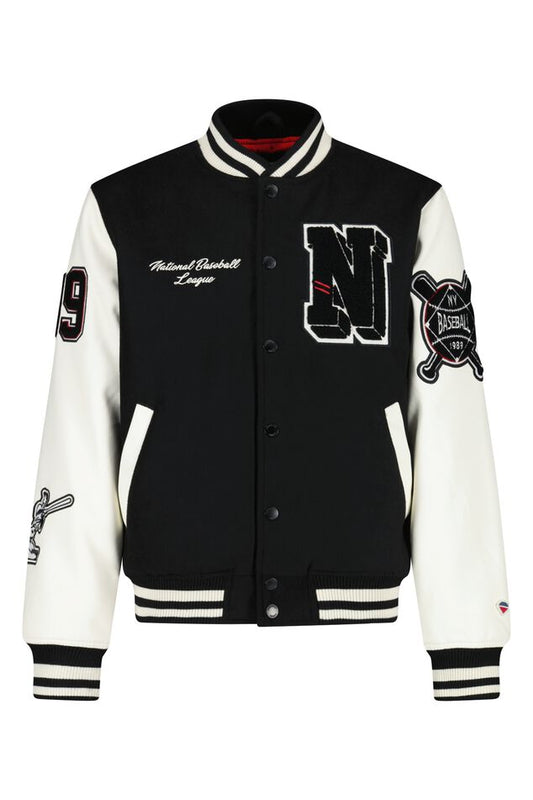 Perfect Varsity Jacket Men JR, Black