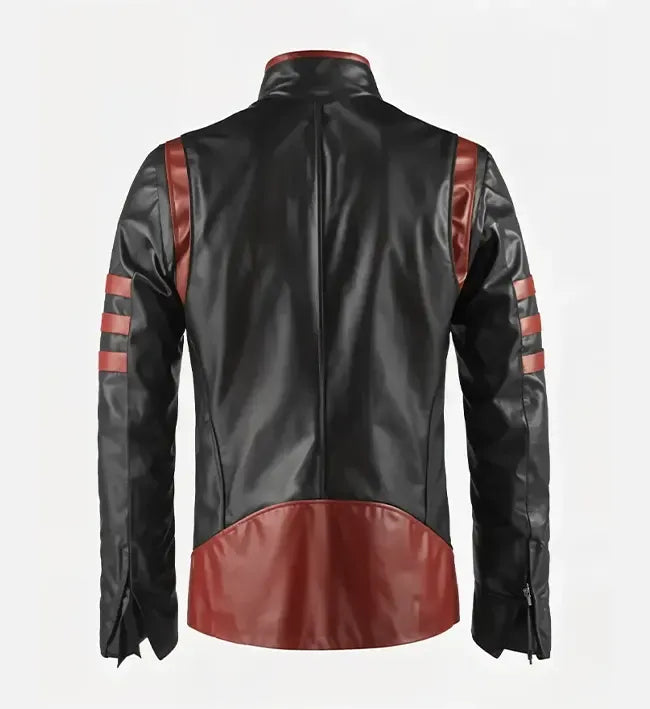 wolverine black leather jacket Sale