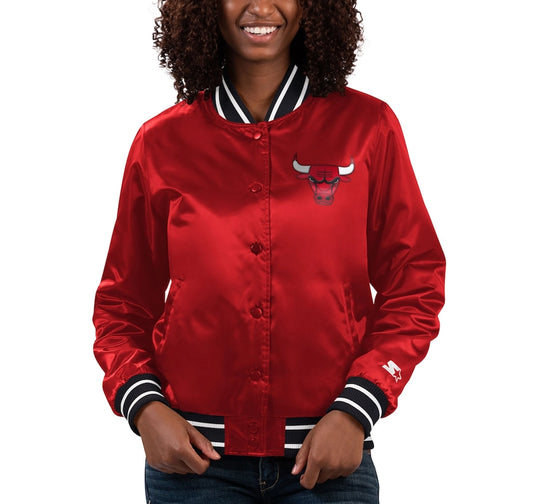 womens-starter-red-chicago-bulls-full-count-satin-full-snap-varsity-jacket