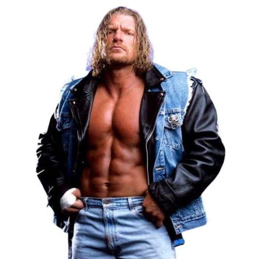 Triple H Denim Leather Jacket