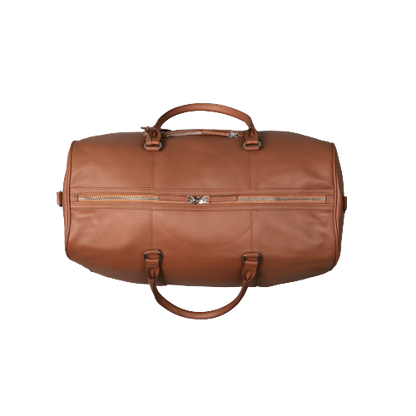 The Deluxe Travel Brown Leather Duffle Bag