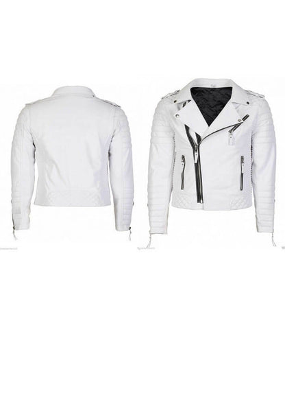 Brando Faux Cafe Racer Slim Fit Jacket