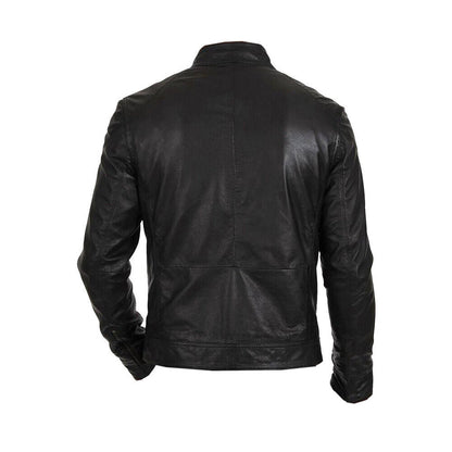 Classic Hunt Black Sheep Leather Biker Jacket Buy