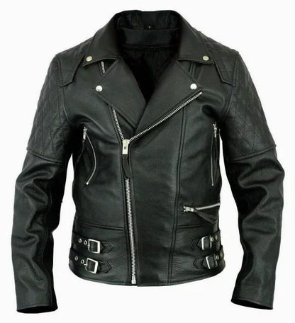 Genuine Leather Brando Cafe Racer Jacket