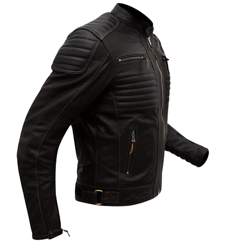 CE Armour Black Dimex Biker Jacket, Sleeves