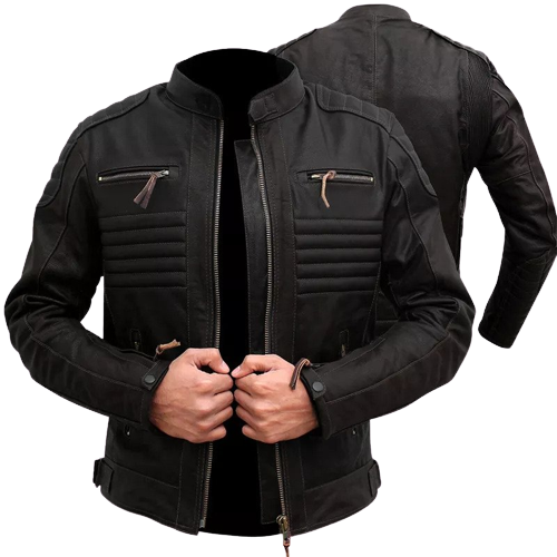 CE Armour Black Dimex Biker Jacket