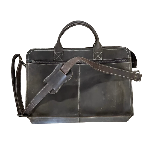 Premium Leather Laptop Bag For Work
