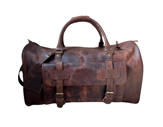 Best Leather Duffle Bag, Premium Lining