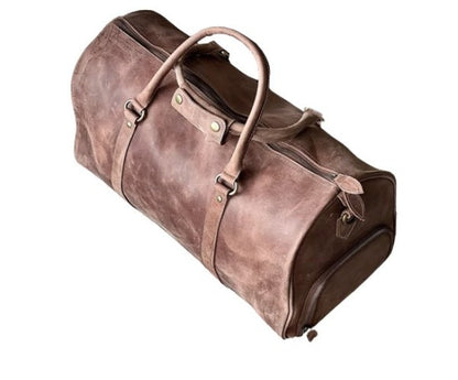 Crazy horse Cow Leather Duffle Bag