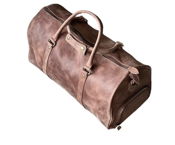 Crazy Horse Cow Leather Duffle Bag