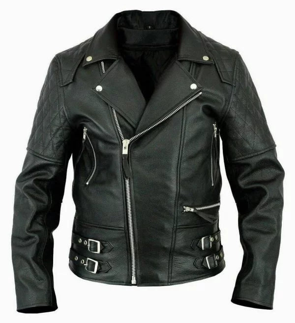 Genuine Leather Brando Cafe Racer Jacket