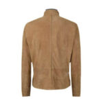 James Bond Suede Leather Jacket, Brown Zing Apparel