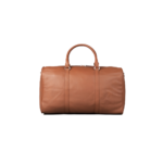 Deluxe Travel Leather Duffle Bag, Brown Zing Apparel