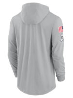 2024 Pittsburgh Steelers Salute to Service Long Sleeve Hooded T-Shirt - Image 3