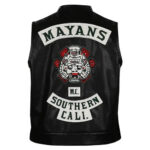 Angel Reyes Mayans M.C Leather Vest Zing Apparel