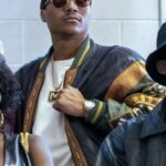 Black Mafia Family Big Meech Bomber Leather Jacket