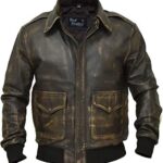 A2 Aviator Retro Style Flight Jacket Zing Apparel