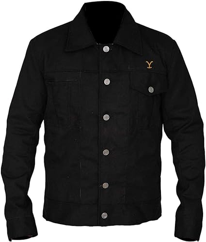 Cowboy Stylish Cotton Jacket For Men - Black Zing Apparel