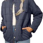 Quilted Cotton Jacket For Women, Cotton Black Jacket Zing Apparel