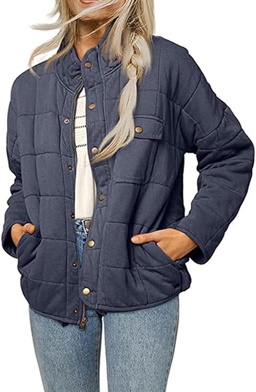 Quilted Cotton Jacket For Women, Cotton Black Jacket Zing Apparel