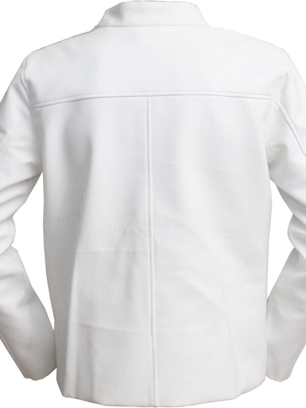 White Leather Jacket  - Zing Apparel