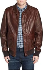 Bambert Brown Lambskin Leather Jacket Zing Apparel