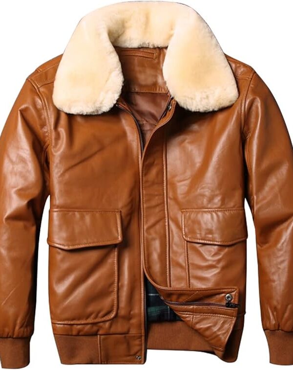 Bomber Pilot Air Force Genuine Leather Jacket Zing Apparel