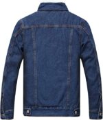 Fleece Lined Denim Jacket Men, Blue Zing Apparel
