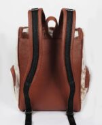 Cowhide With Hair Print Diaper Travel Backpack Zing Apparel