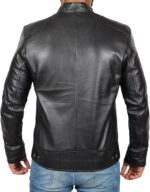 Classic Men's Lambskin Cafe Racer Jacket Zing Apparel