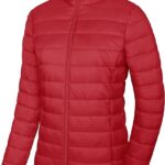 Red Quilt Jacket Women  - Puffer Jacket Zing Apparel