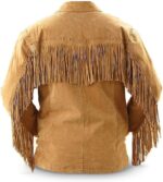 Western Cowboy Fringes Suede Leather Jacket Zing Apparel