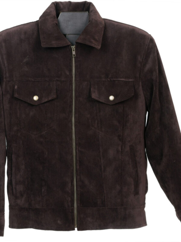 Classic Sheep Skin Suede Leather Jacket Zing Apparel