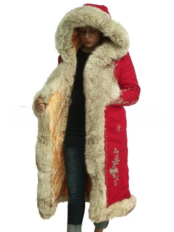 Women Christmas Chronicles Mrs. Claus Coat Zing Apparel
