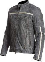 Rovaniemi Biker Leather Jacket, Black Zing Apparel