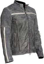 Rovaniemi Biker Leather Jacket, Black Zing Apparel