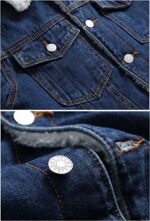 Fleece Lined Denim Jacket Men, Blue Zing Apparel