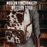 Cowhide With Hair Print Diaper Travel Backpack Zing Apparel