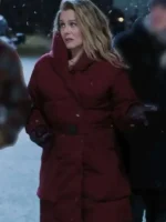 Alicia Silverstone A Merry Little Ex-Mas Hooded Puffer Coat - Image 2