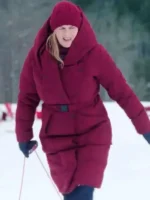 Alicia Silverstone A Merry Little Ex-Mas Hooded Puffer Coat