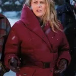Alicia Silverstone A Merry Little Ex-Mas Hooded Puffer Coat