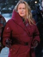 Alicia Silverstone A Merry Little Ex-Mas Hooded Puffer Coat