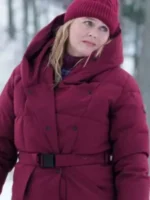 Alicia Silverstone A Merry Little Ex-Mas Hooded Puffer Coat - Image 3