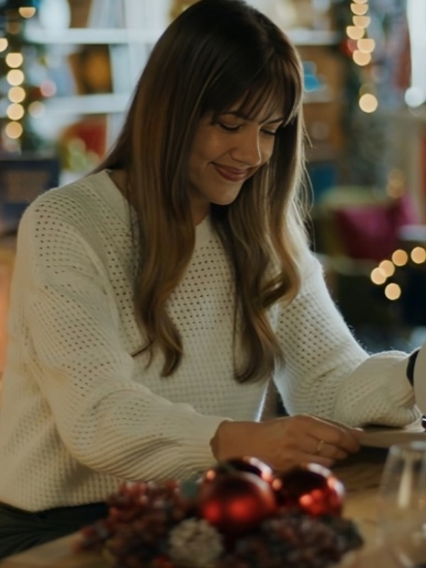 A Novel Noel Julie White Sweater